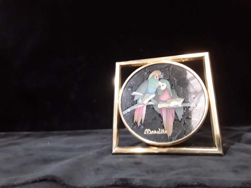 MARQUETERIE ITALIENNE DE MARBRE 