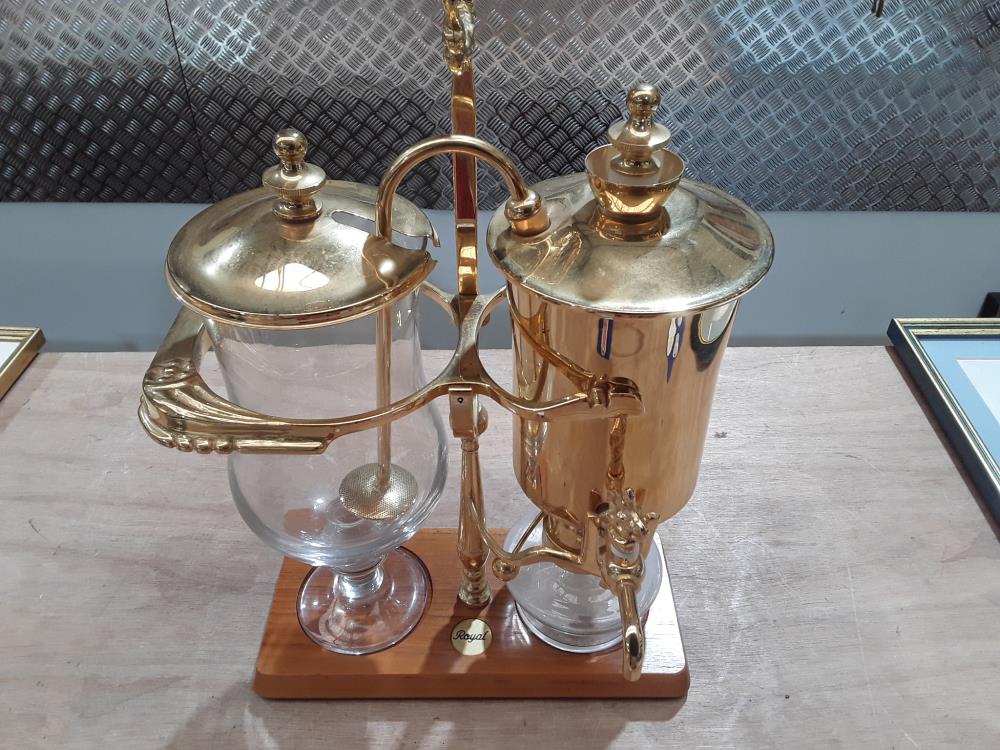 CAFETIERE ITALIENNE DORÉE 