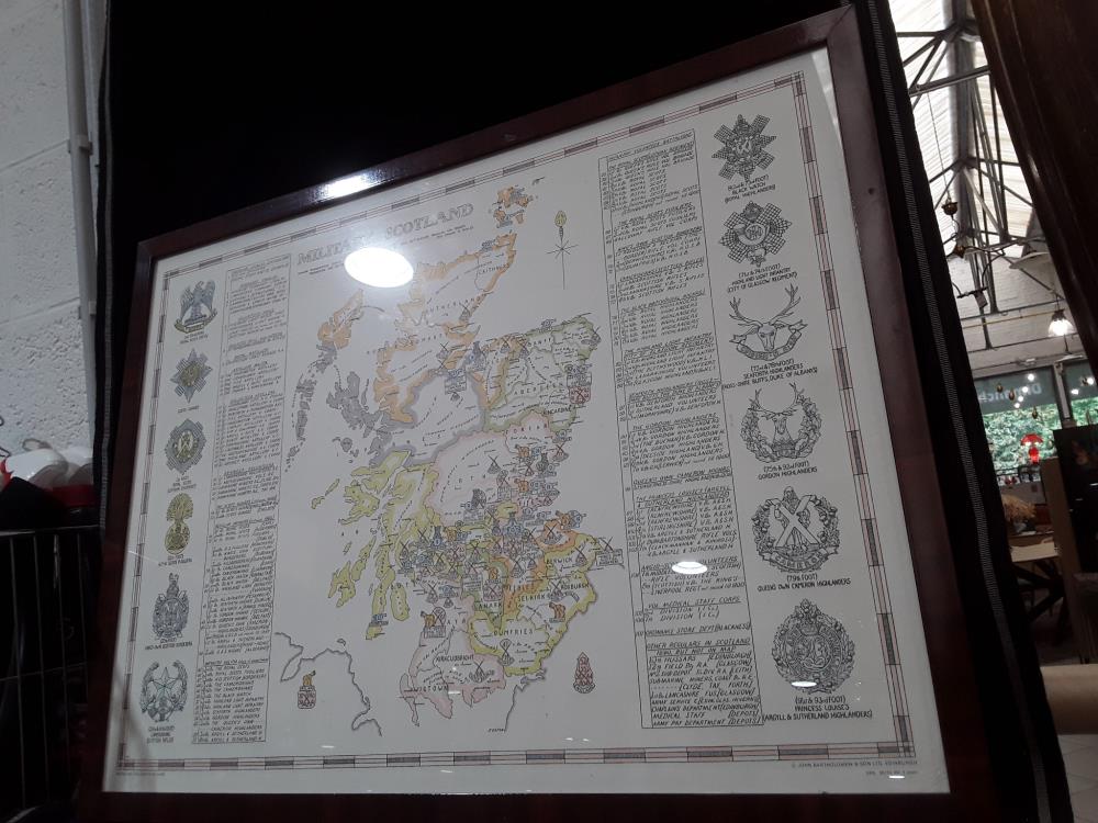 CARTE DE L'ECOSSE 