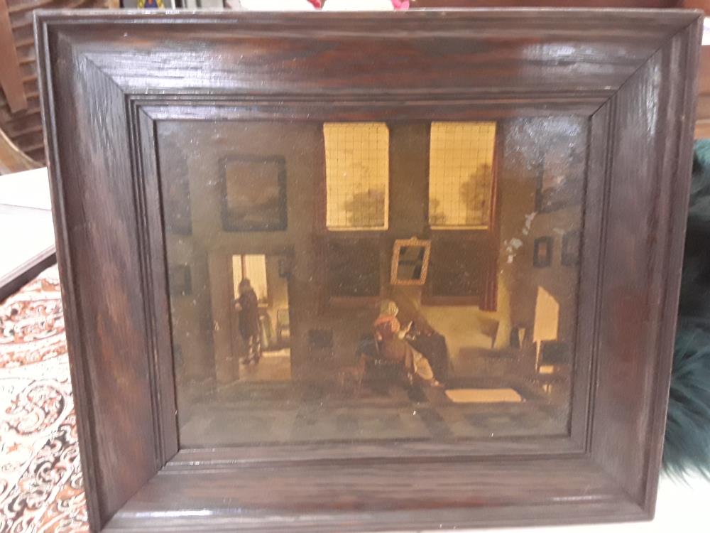 MINIATURE INTERIEUR ANCIEN IMPRESSION
