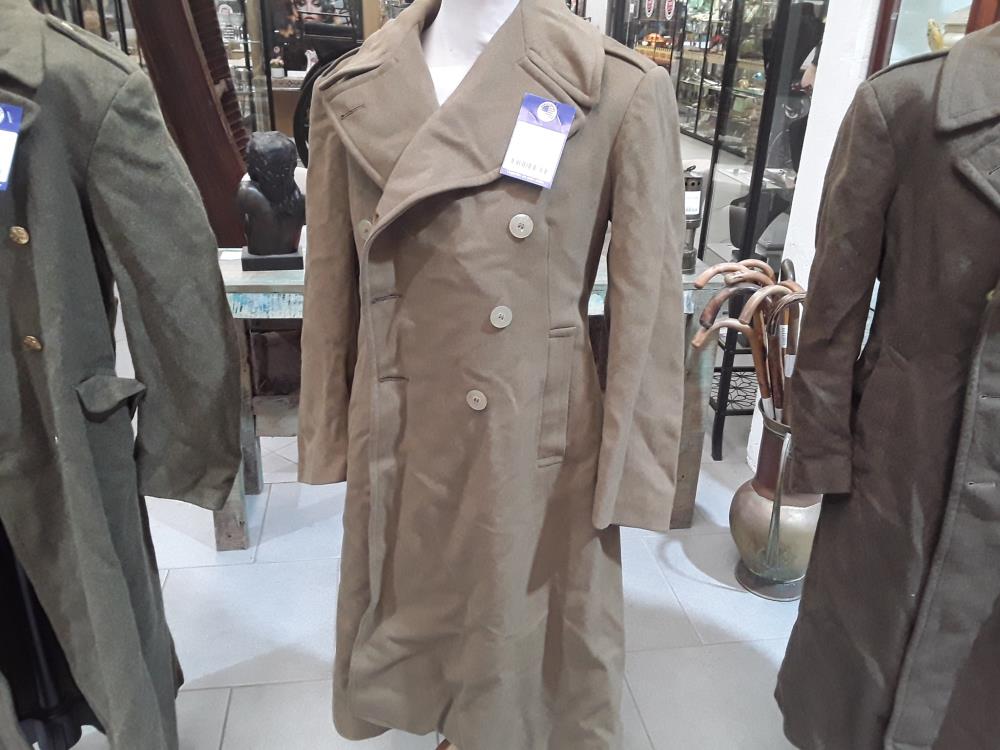 CAPOTTE OFFICIER BELGE MAI 1940 RÉALISATION TAILLEUR