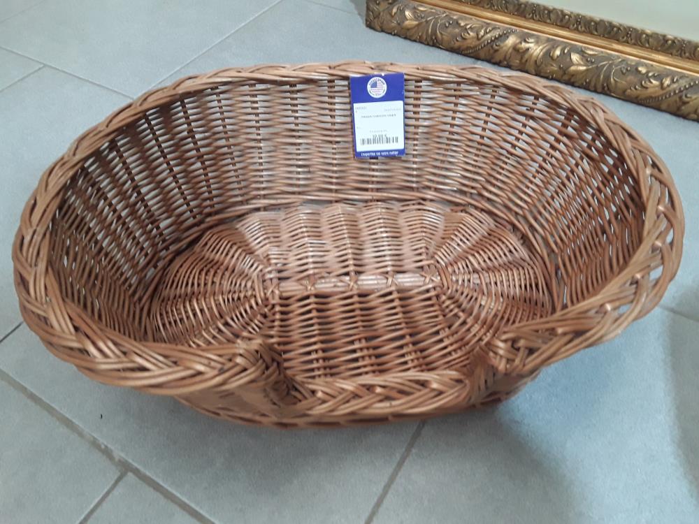 PANIER CHIEN EN OSIER 