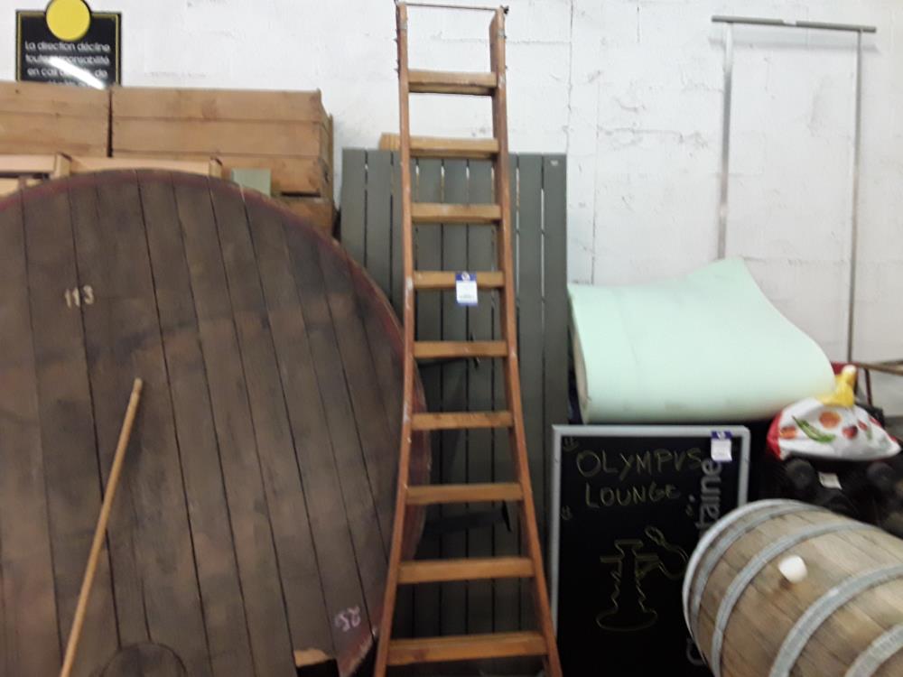 ECHELLE EN BOIS DOUBLE DÉCO 