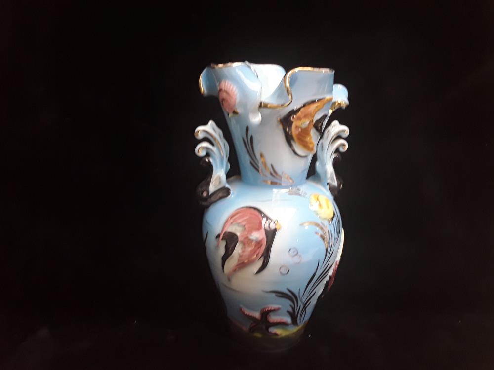 BEAU ET GRAND VASE VINTAGE SIGNÉ CERDAZUR MONACO