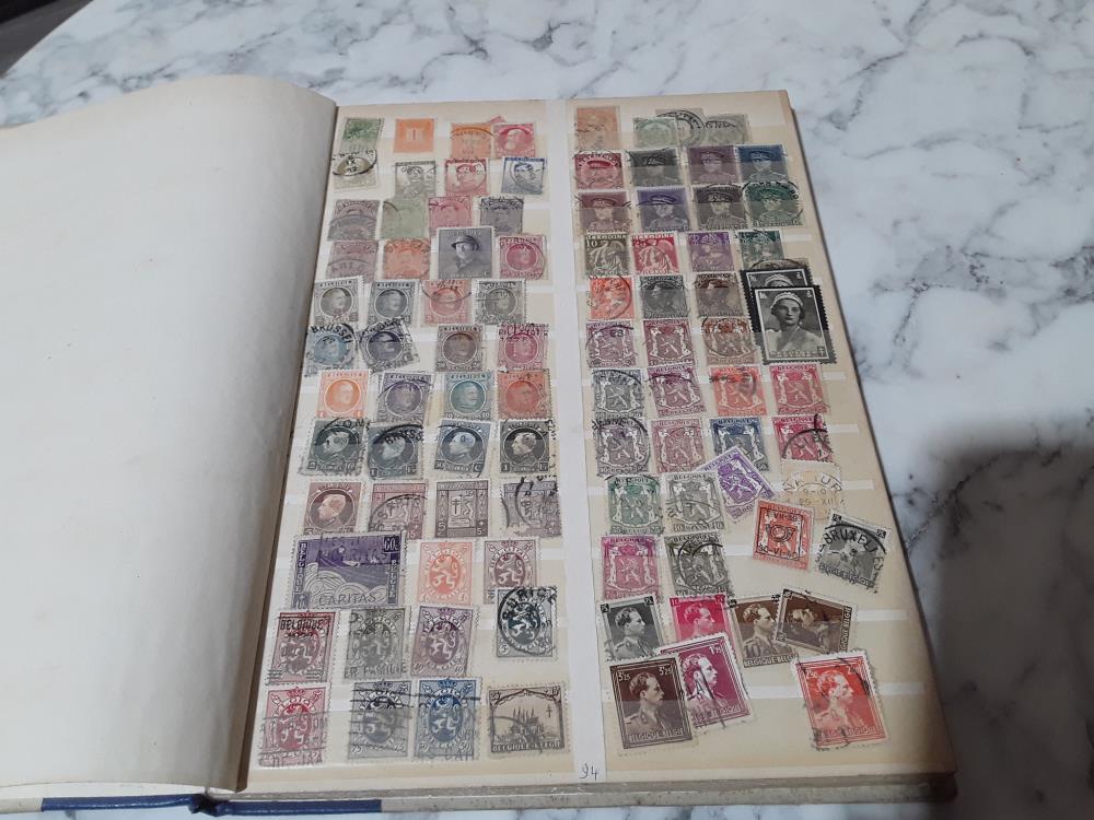 ALBUM TIMBRES BELGIQUE ET CHEMIN DE FER