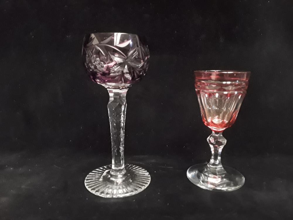 VERRE EN CRISTAL TAILLÉ À LA PIECE 