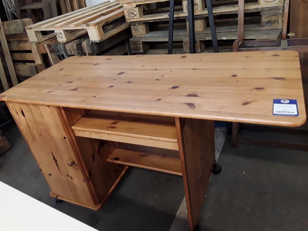 BUREAU EN PIN MASSIF