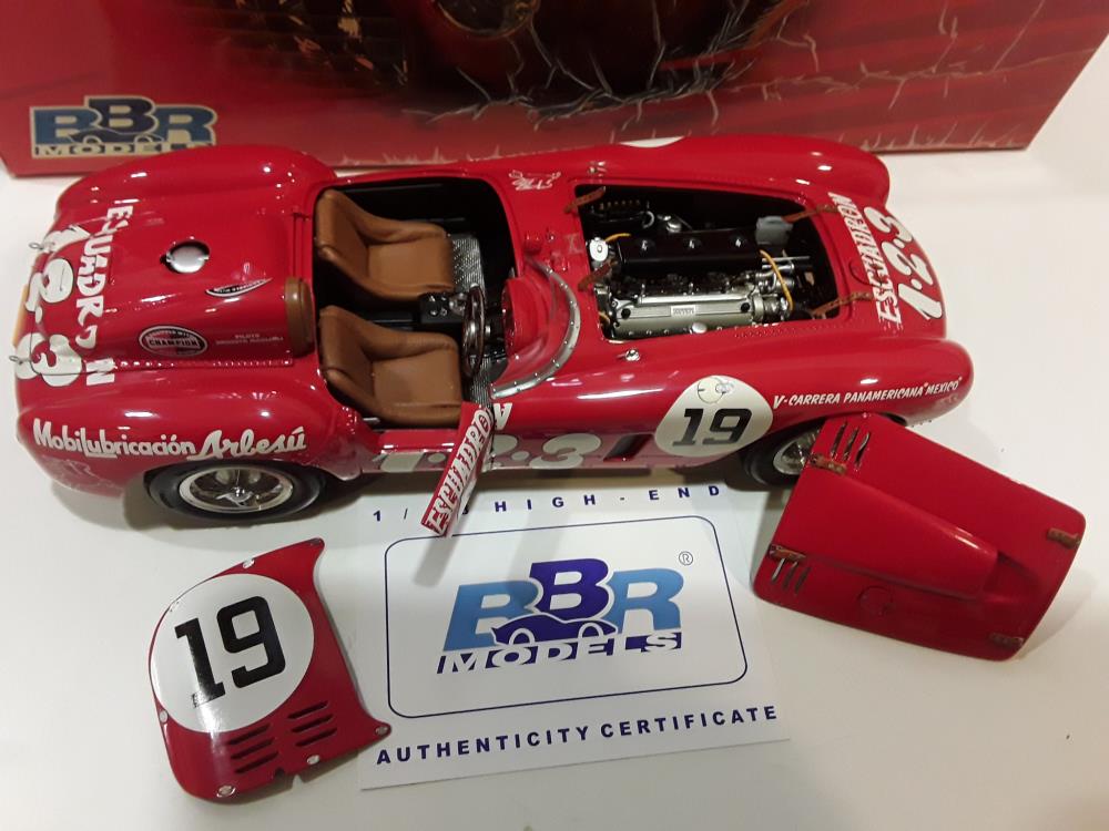 BBR MODELS FERRARI 375 PLUS 1/18 COMPLÈTE 