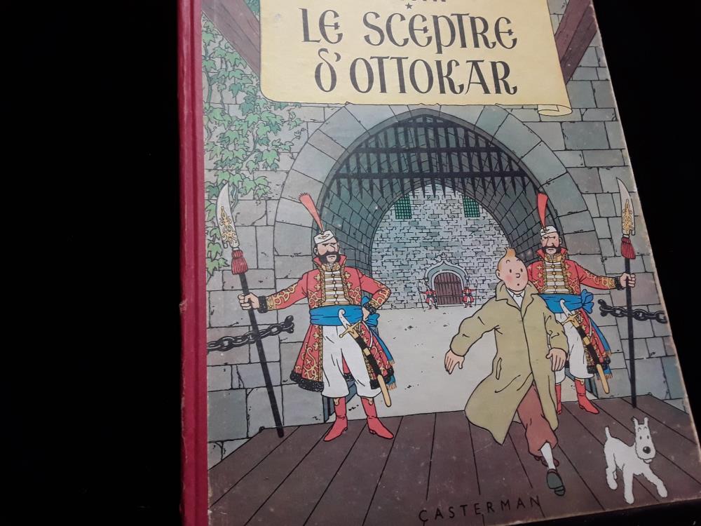 TINTIN LE SCEPTE D'OTTOKAR B12 COULEUR 1955