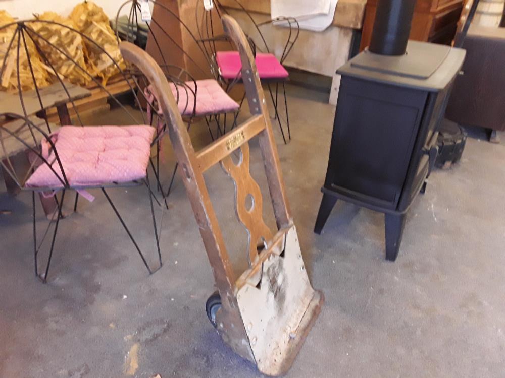 DIABLE DECO INDUSTRIEL TRANSPORT FARINE 