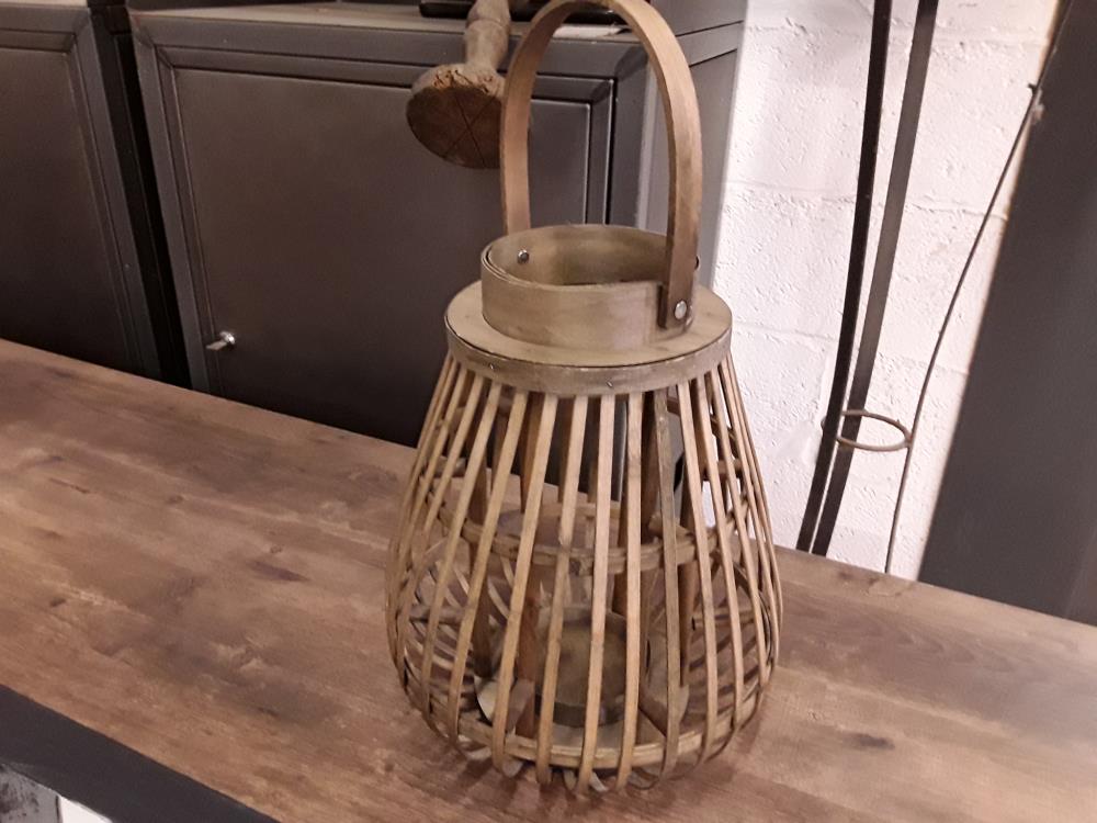 SUPPORT DE BOUGIE EN BOIS 