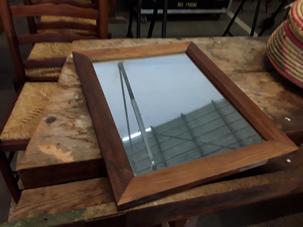 MIROIR DROIT EN TECK