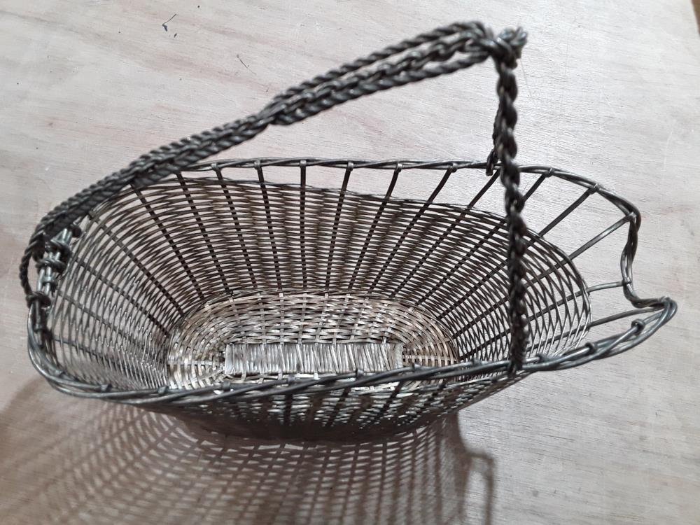 PORTE BOUTEILLE METAL ARGENTÉ