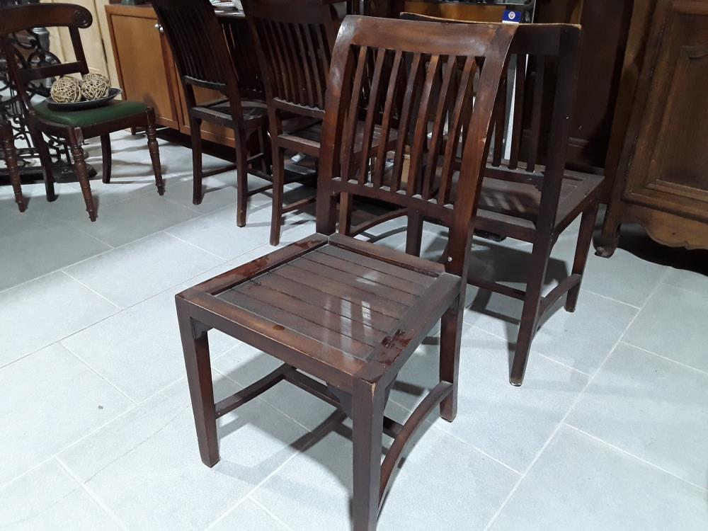 SERIE DE 6CHAISES EN TECK