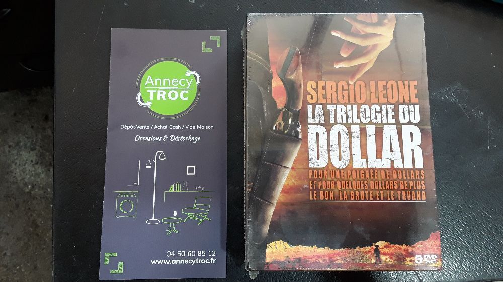 Sergio Leone La Trilogie Du Dollar SERGIO LEONE LA TRILOGIE DU DOLLAR COFFRET 3 DVD 3700259836128 occasion