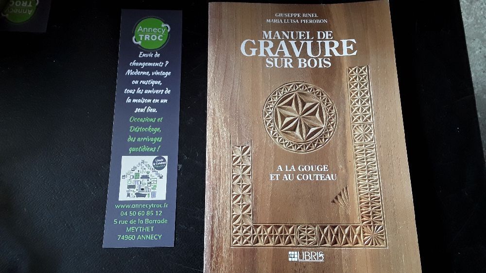 MANUEL DE GRAVURE SUR BOIS À LA GOUGE ET AU COUTEAU BINEL LIBRIS ISBN 2907781758