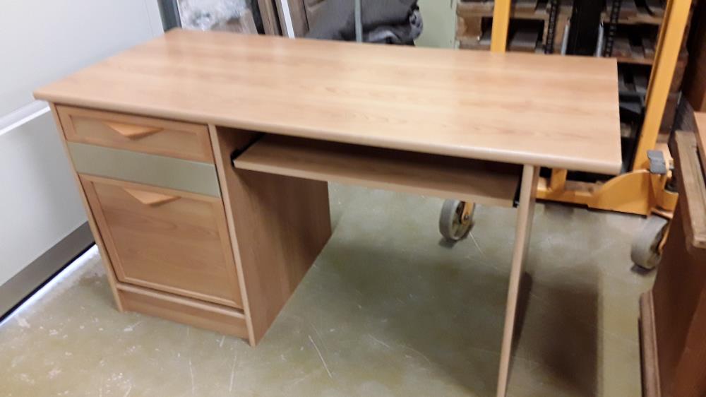 Bureau F Hetre 1 Porte 1 Tiroir Occasion Troc Destock