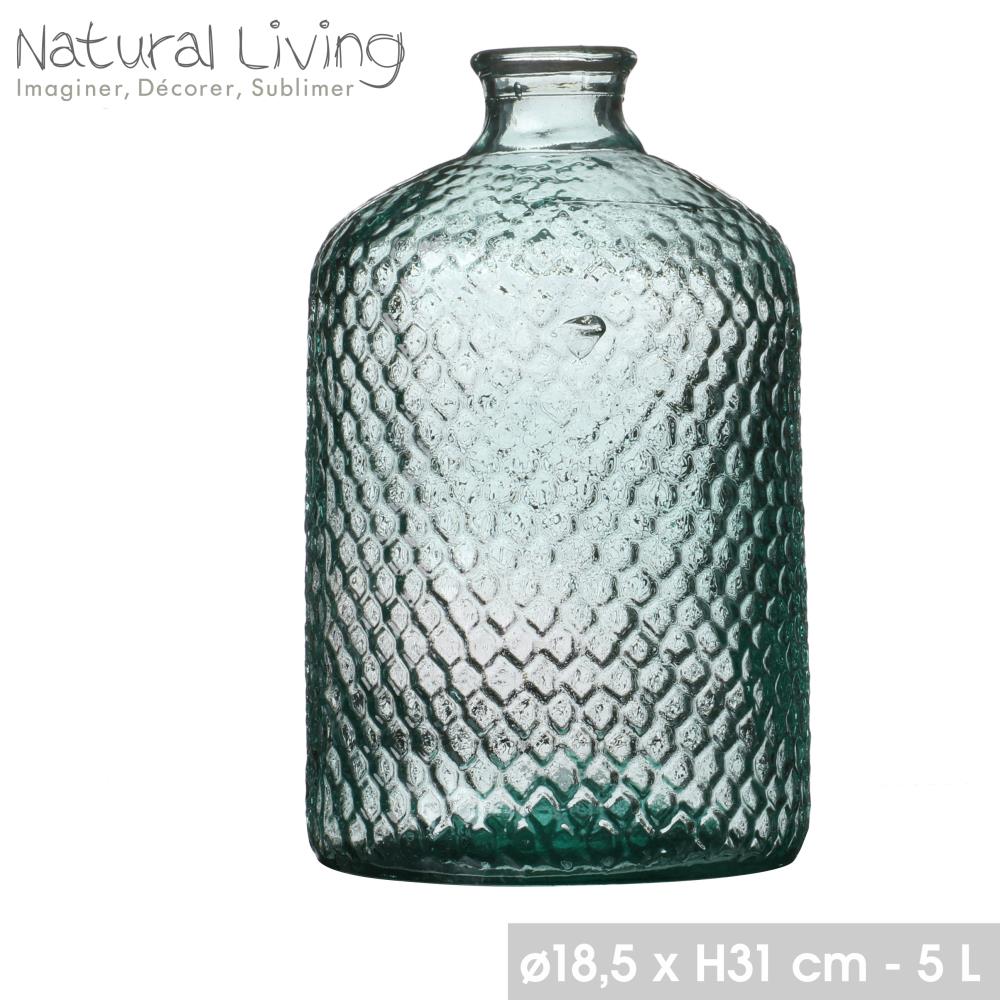 VASZ SERENA 5L 18.5CM/H31CM VERRE RECYCLE 