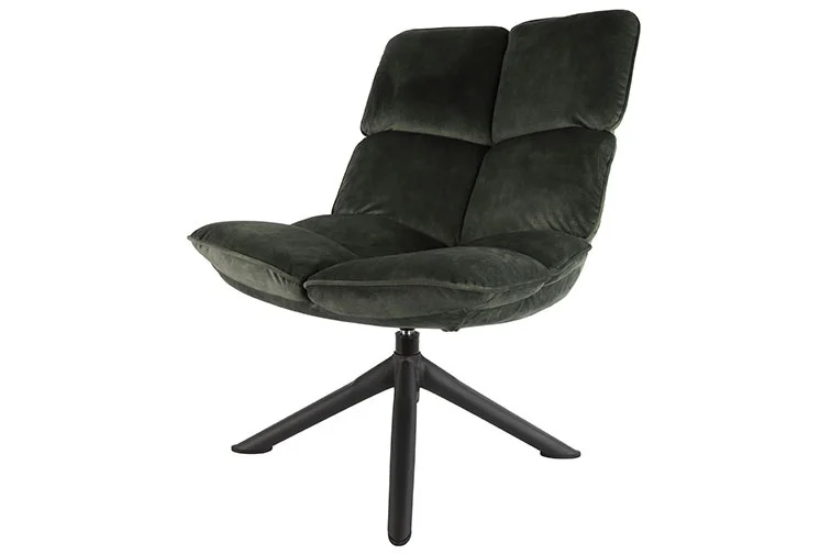 FAUTEUIL VELOURS OLIVE 