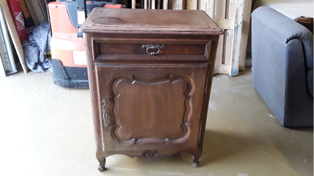 MEUBLE D'APPOINT CHENE 1 PORTE 1 TIROIR 