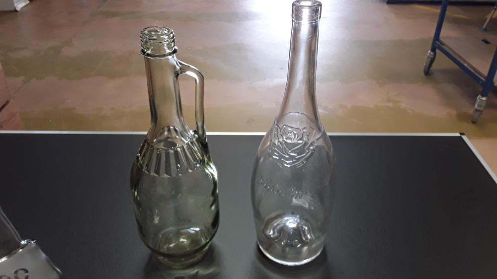 BOUTEILLE VERRE DECO