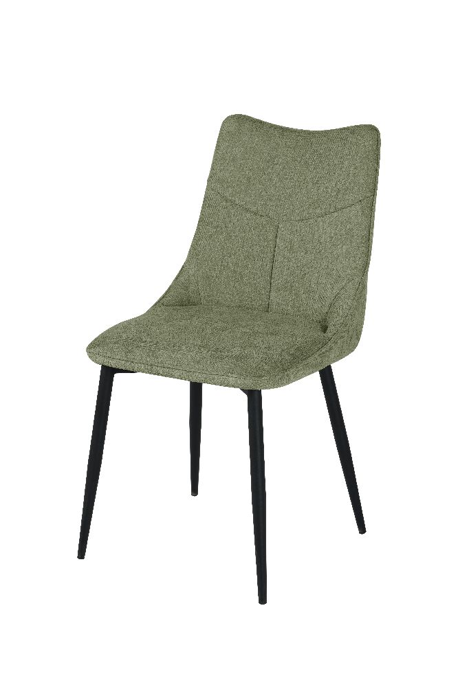 CHAISE JANE TISSU VERT 