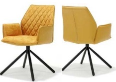 FAUTEUIL  GEORGE JAUNE /DESTOCK 