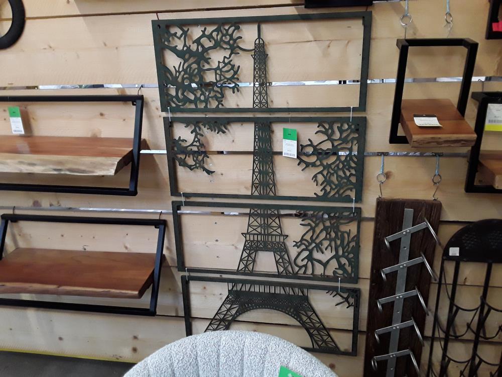 TOUR EIFFEL METAL  DECORATION MURALE