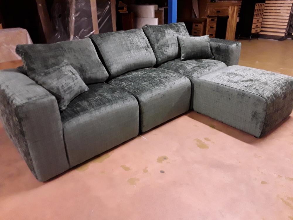 CANAPE BELFAST CORNER TISSU CREMONA 