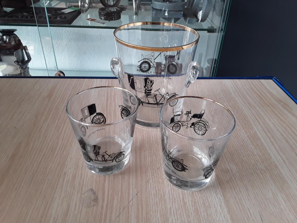 SEAU À GLAÇONS AVEC 2 VERRES DEVO VOITURE