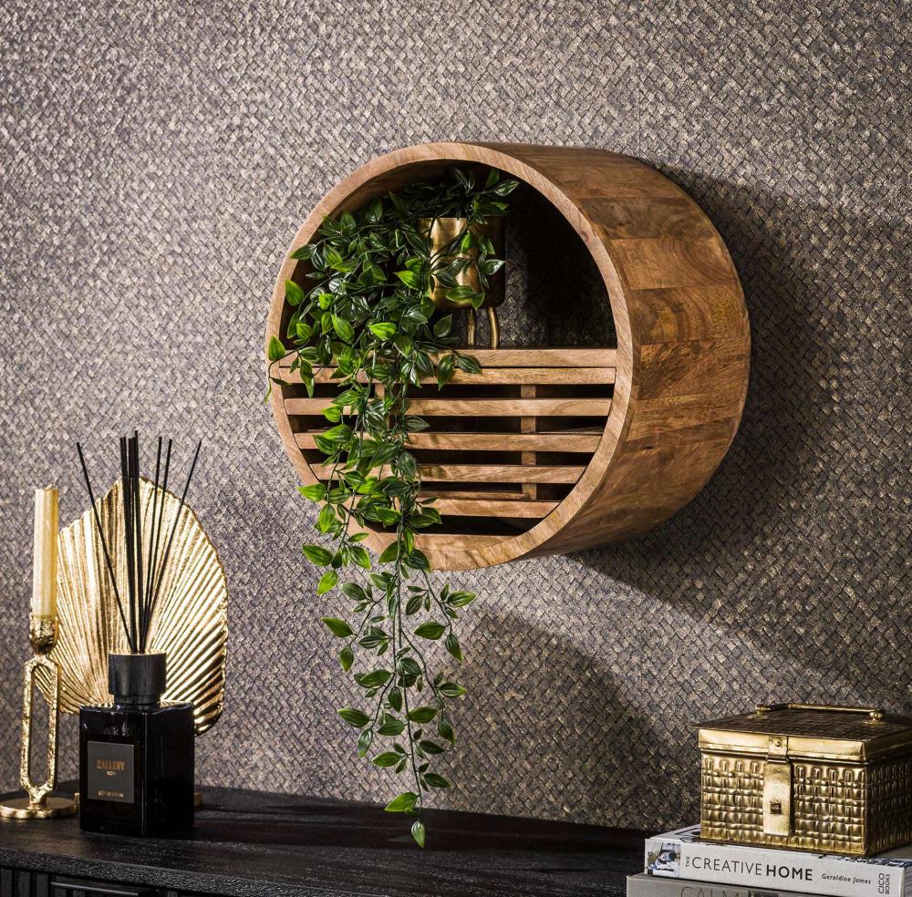 ETAGERE MURAL TWEAK 40  1 TIROIR  MANGUIER /DESTOCK 