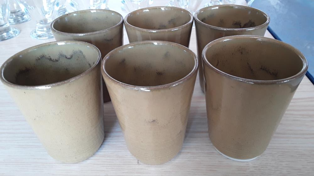 LOT DE 6 VERRES GRE