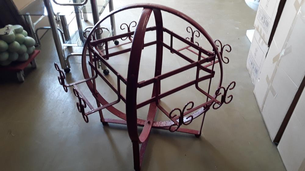 SUPPORT JARDINIÈRE FONTE