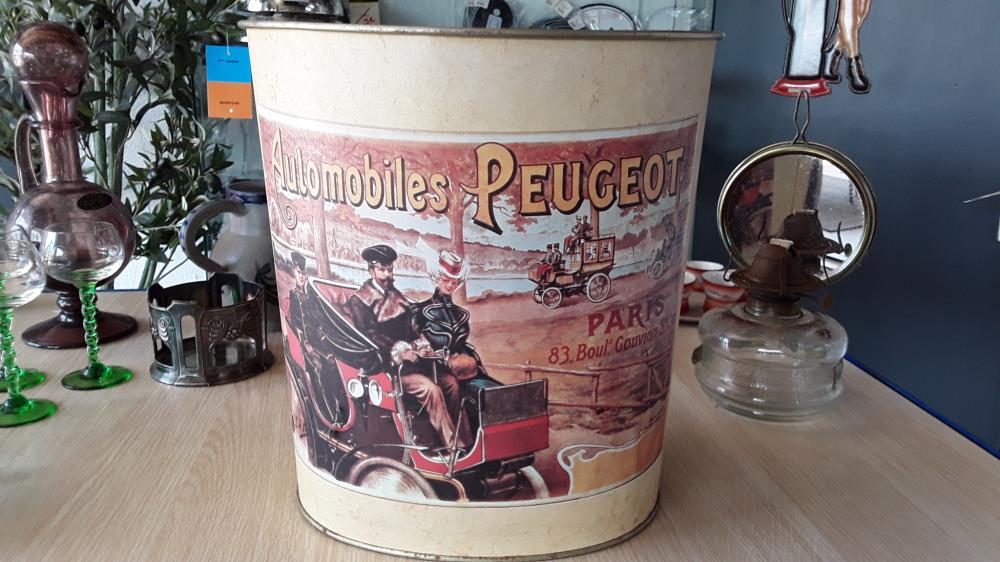 CORBEILLE METAL PEUGEOT 