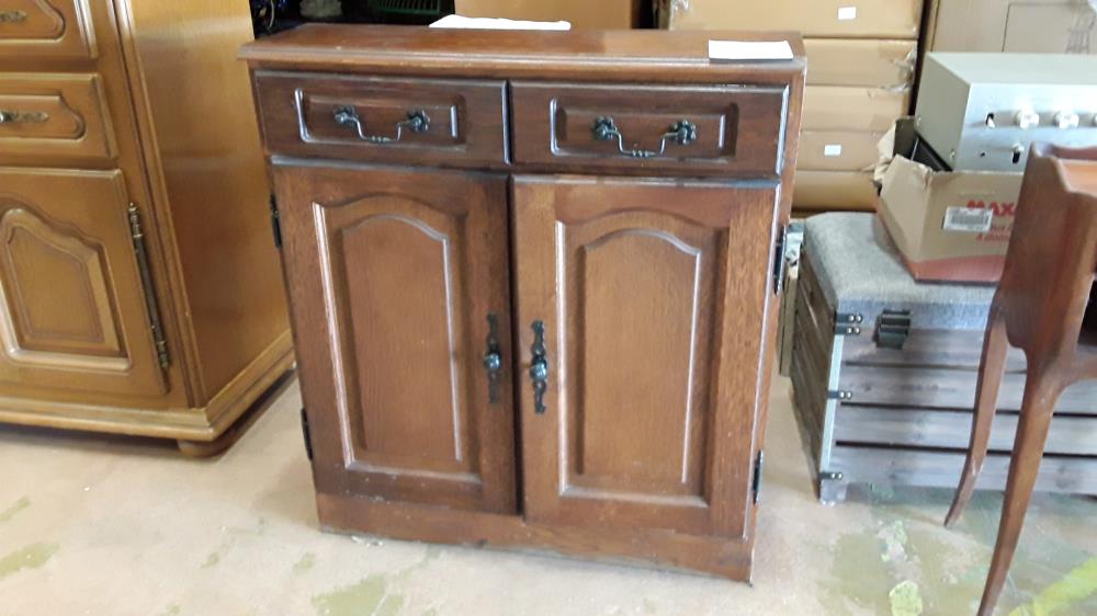 MEUBLE DAPPOINT CHENE FONCÉ 