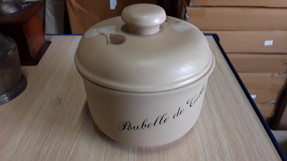 POUBELLE DE TABLE 