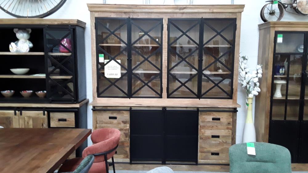 BUFFET DEUX CORPS MANGUIER 200 4 PORTES 