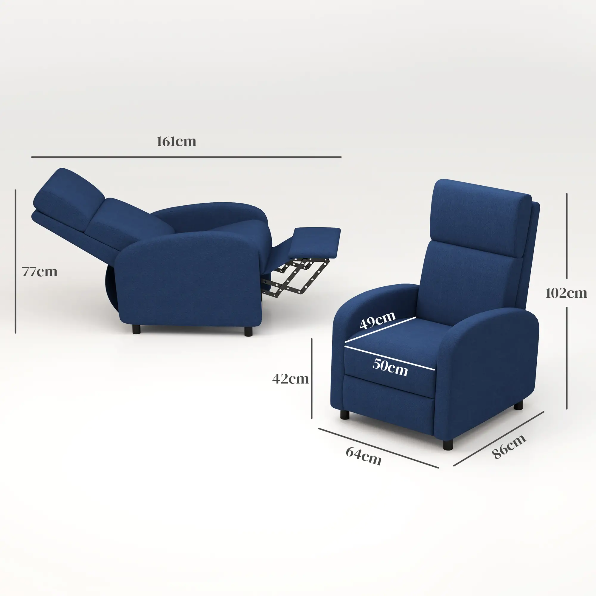 FAUTEUIL RELAX FAUTEUIL INCLINABLE SALON FAUTEUIL DE RELAXATION - /DESTOCK