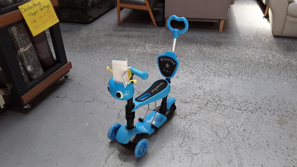 TROTTINETTE POUR ENFANTS TROTTINETTE 3 ROUES ÉVOLUTIVE 3 EN 1/DESTOCK 