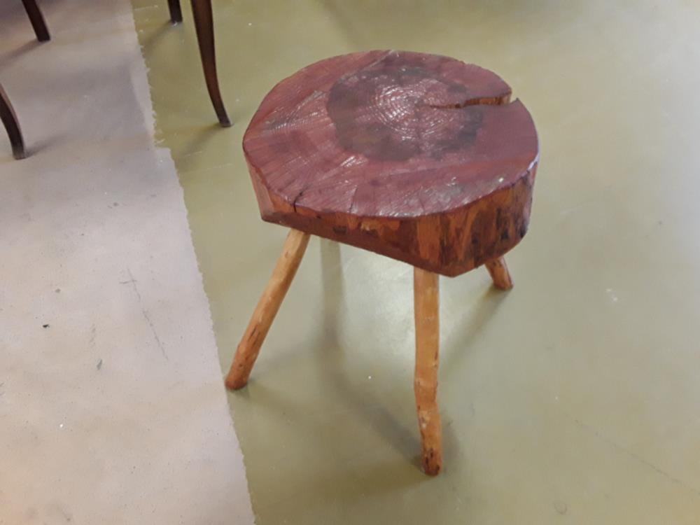 TABOURET TRONC 