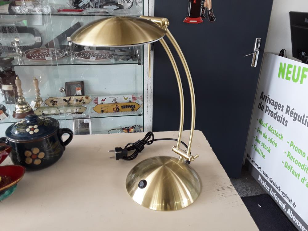 LAMPE DE BUREAU DORÉ