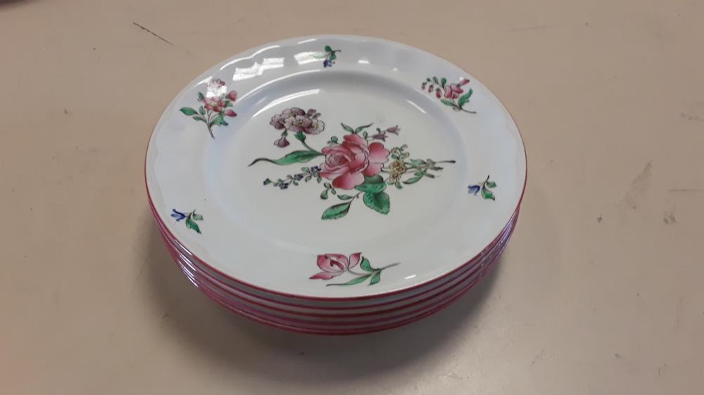 LOT DE 6 ASSIETTES LUNÉVILLE CHINA