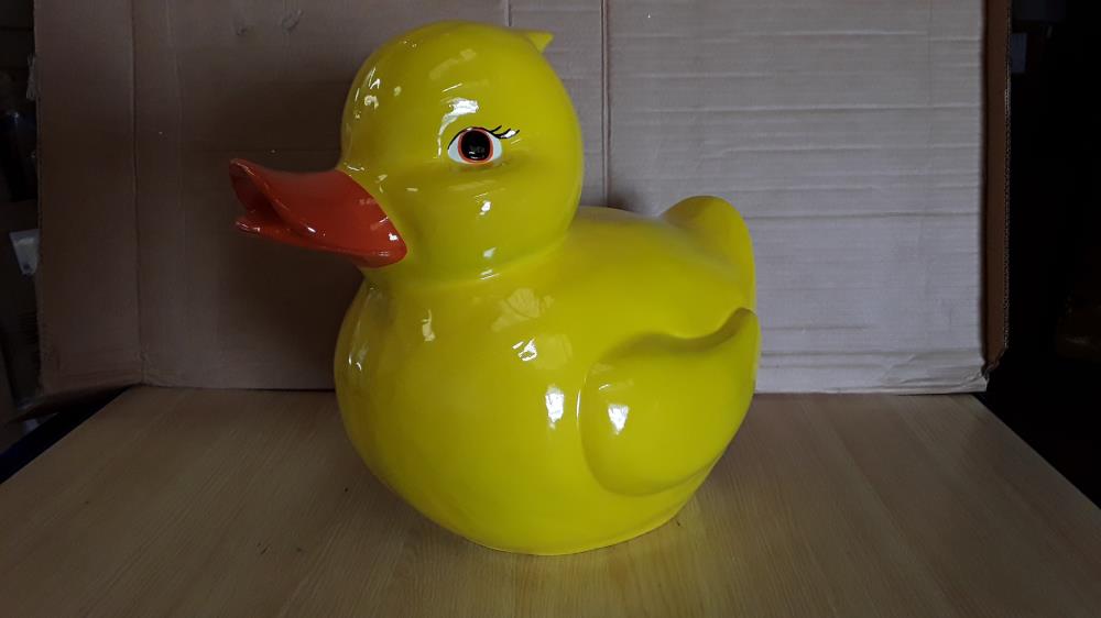 STATUE CANARD JAUNE