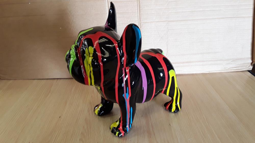 STATUE BOULEDOGUE GROSSE TETE PM
