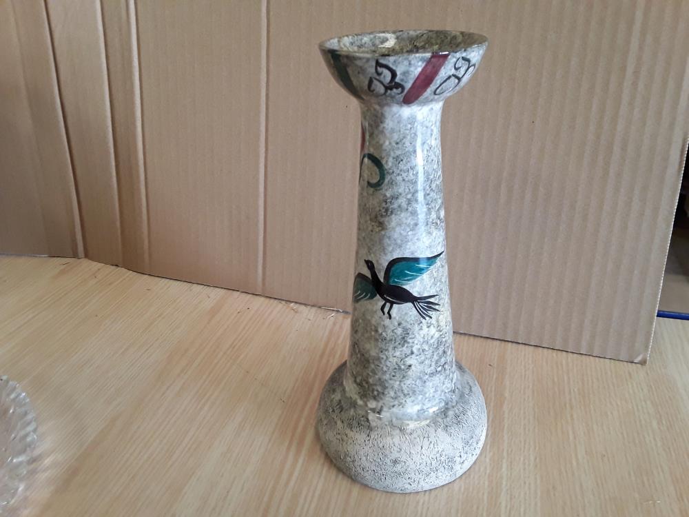 BOUGEOIR VASE DECO CHASSE SIGNÉ 