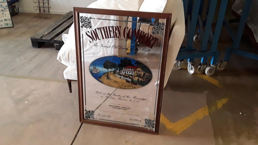 GRAND CADRE MIROIR PUBLICITAIRE 