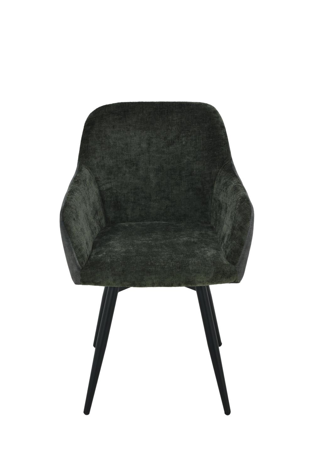 CHAISE LEA   BIMATIERE COULEUR VERT PIEDS EPOXY 
