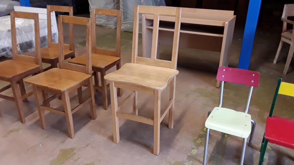 CHAISE HAUTE BOIS CHENE CLAIR