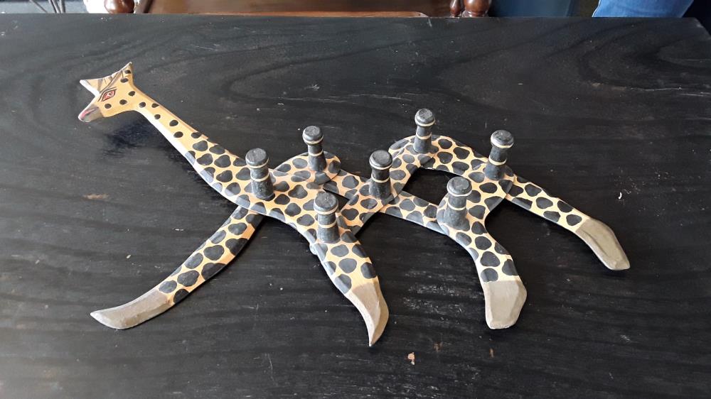 PORTE MANTEAU GIRAFE