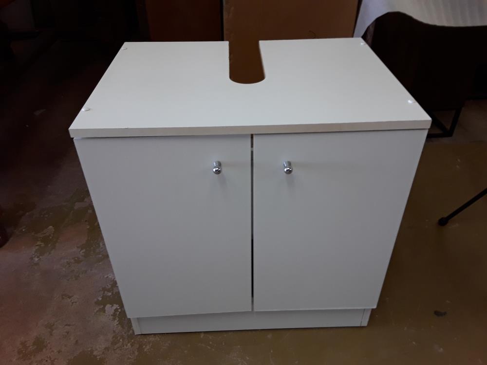 MEUBLE SOUS LAVABO BLANC